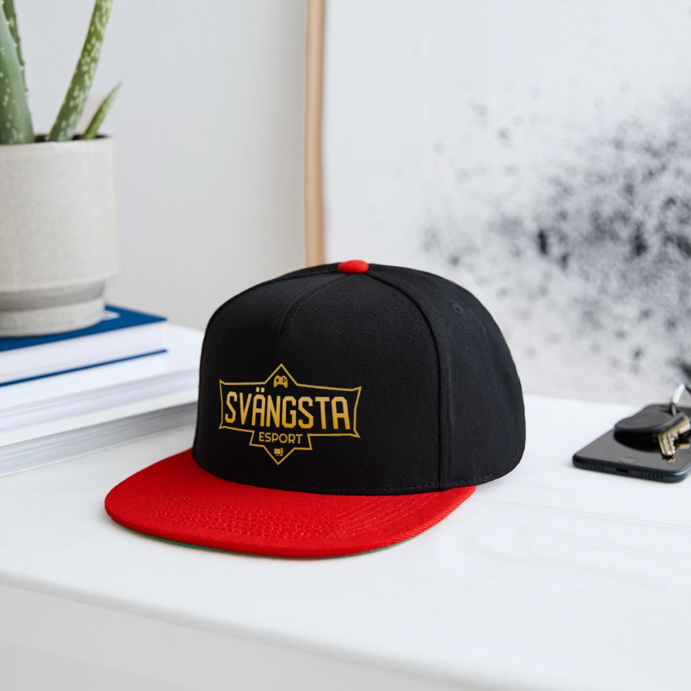 Svängsta Snapback - svart/röd