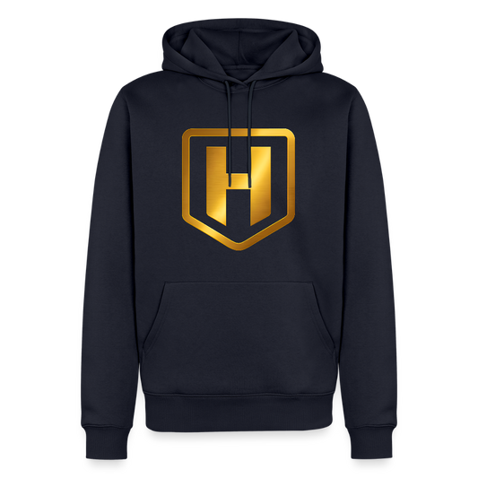 Hoodie Hadiraja Logo - marinblå