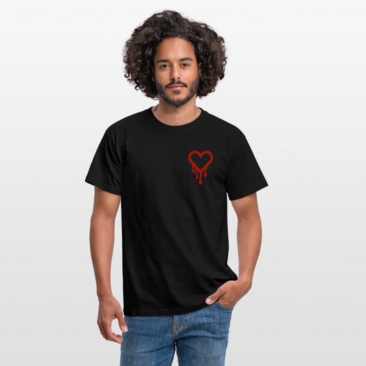 T-shirt Heart TJstark - svart