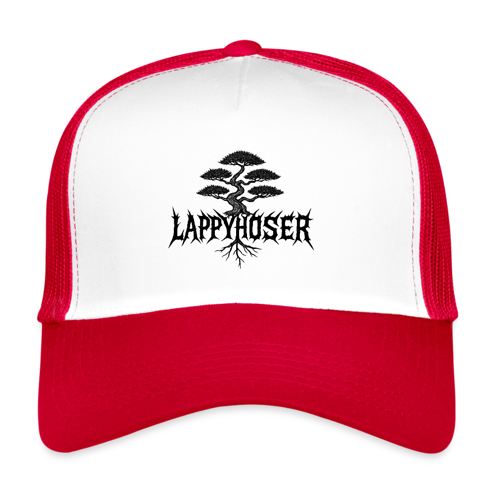 Trucker Cap - Lappy Metal - vit/röd