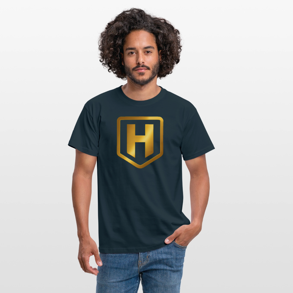 T-shirt Hadiraja Logo - marinblå