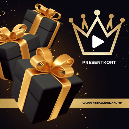 Streamkungen presentkort