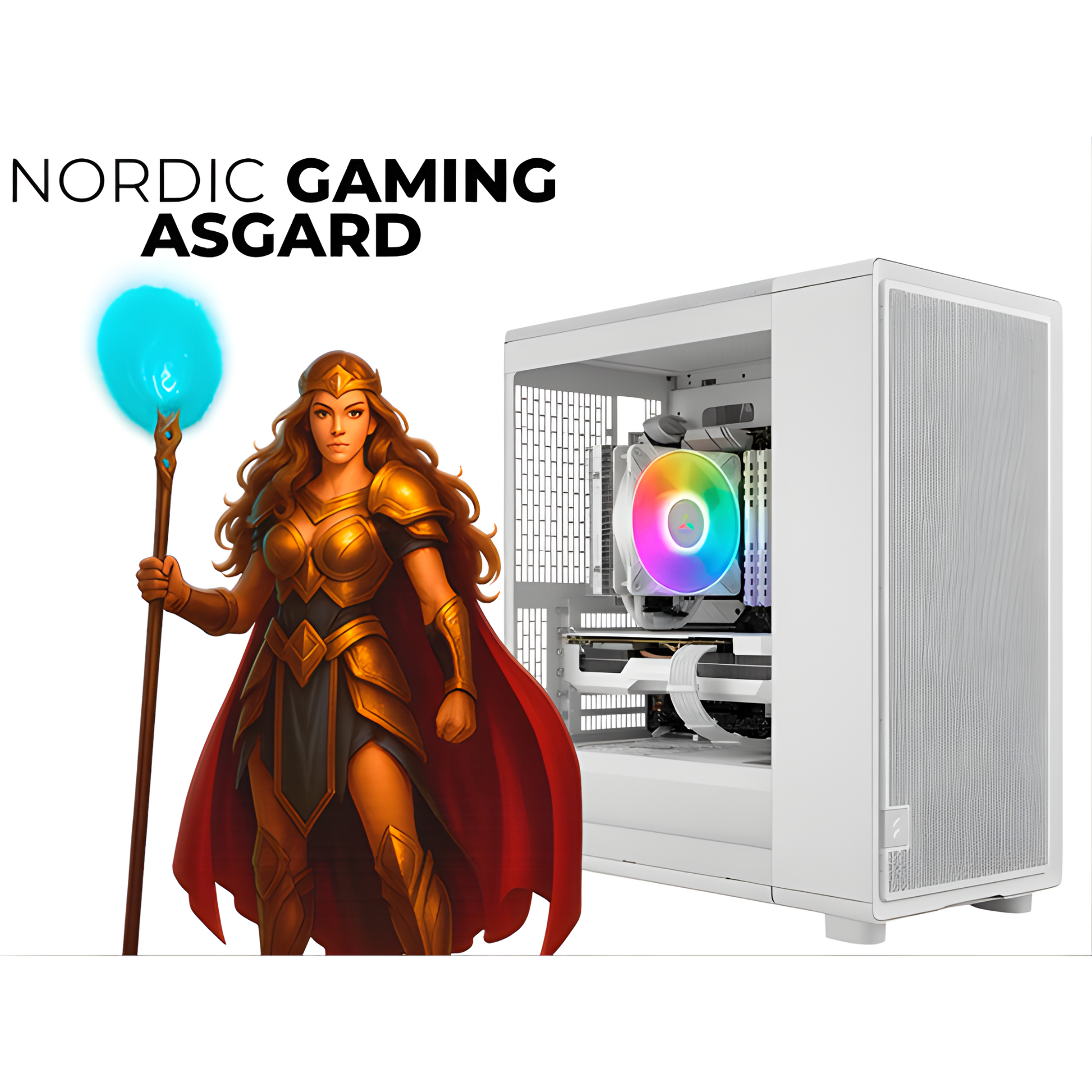 Nordic Gaming Asgard Freja V4 Gaming PC Radeon RX 9070 XT - Streamkungen