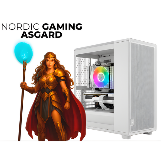 Nordic Gaming Asgard Freja V4 Gaming PC Radeon RX 9070 XT - Streamkungen