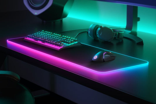 SteelSeries QcK Prism XL – RGB-gamingmusmatta med PrismSync 90x30 cm