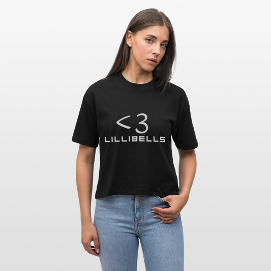T-shirt Nova dam by Lillibells - svart